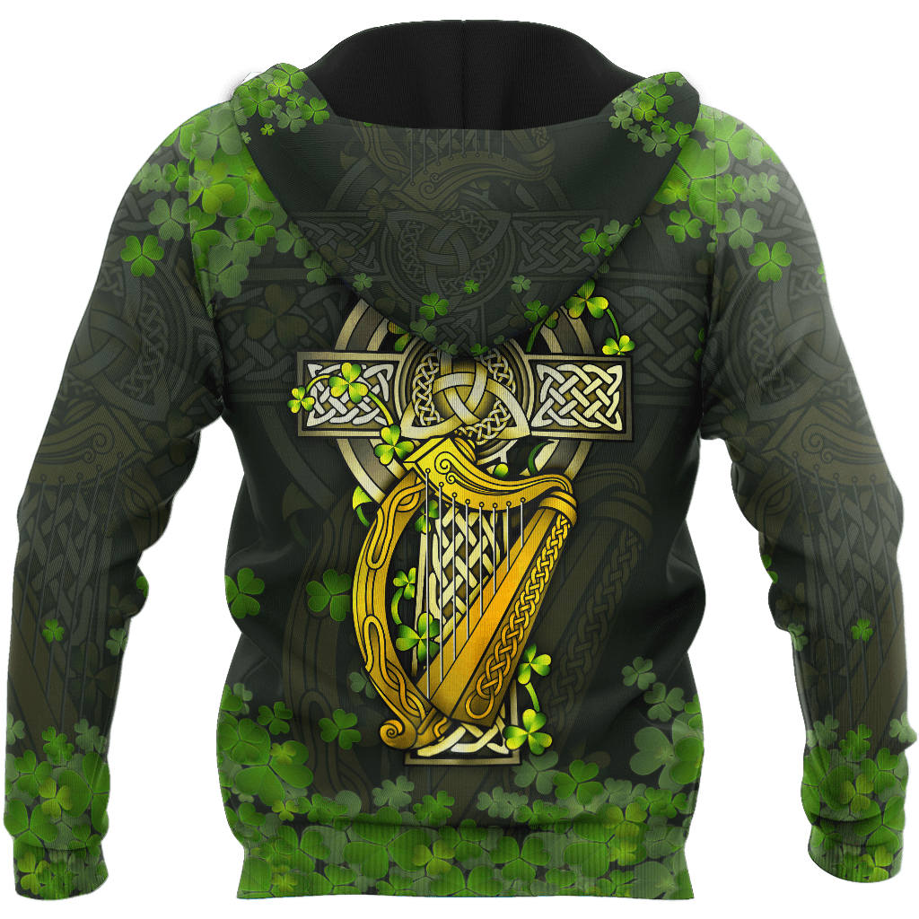 Irish 3D All Over Printed Unisex Shirts Saint Patrick's Day Irish By Blood