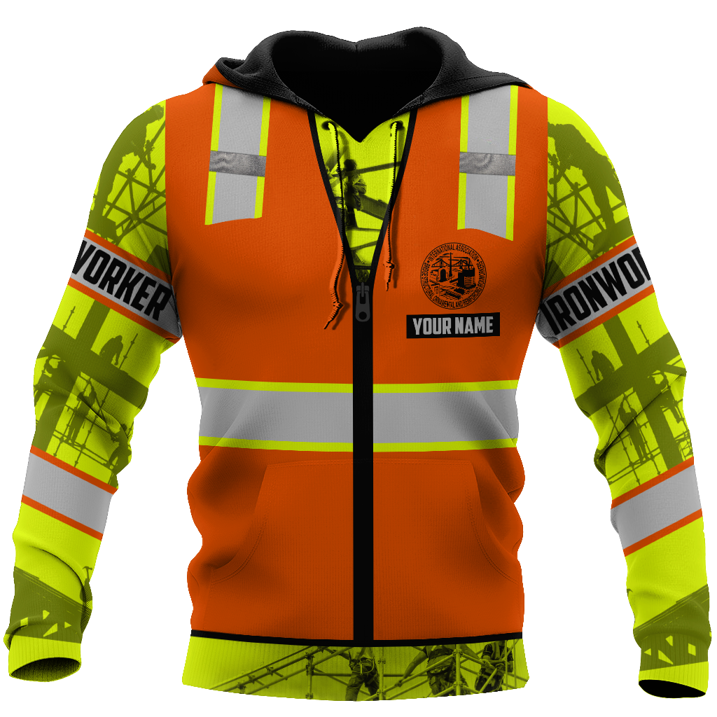 Personalized Ironworker Safety Just The Tip I Promise 3D Printed Unisex Shirts TN