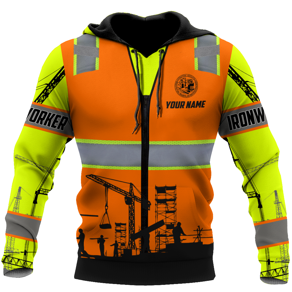 Premium Personalized Name Iron Worker 3D All Over Printed Unisex Shirt