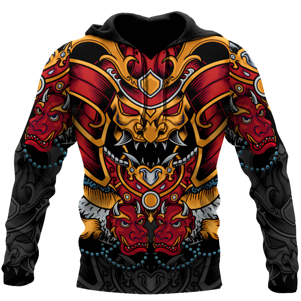 Premium Unisex 3D Printed Oni Samurai Shirts MEI