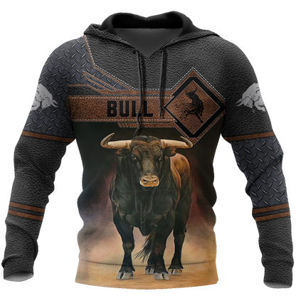 Bull 3D All Over Printed Unisex Shirts For Men And Women