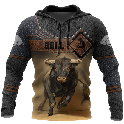 Bull 3D All Over Printed Unisex Shirts For Men And Women