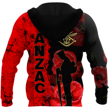 Anzac Day Australian Defence Force 3D Printed Unisex Shirts TN NTN02042102