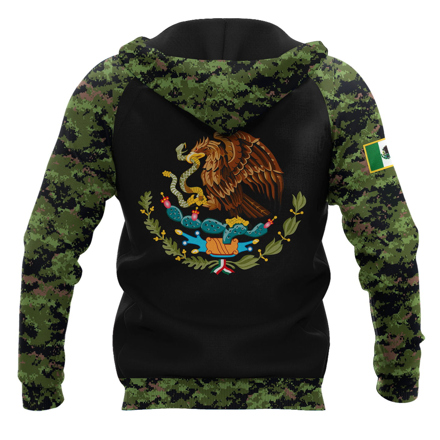 Mexico Coat Of Arms 3D All Over Printed Shirts