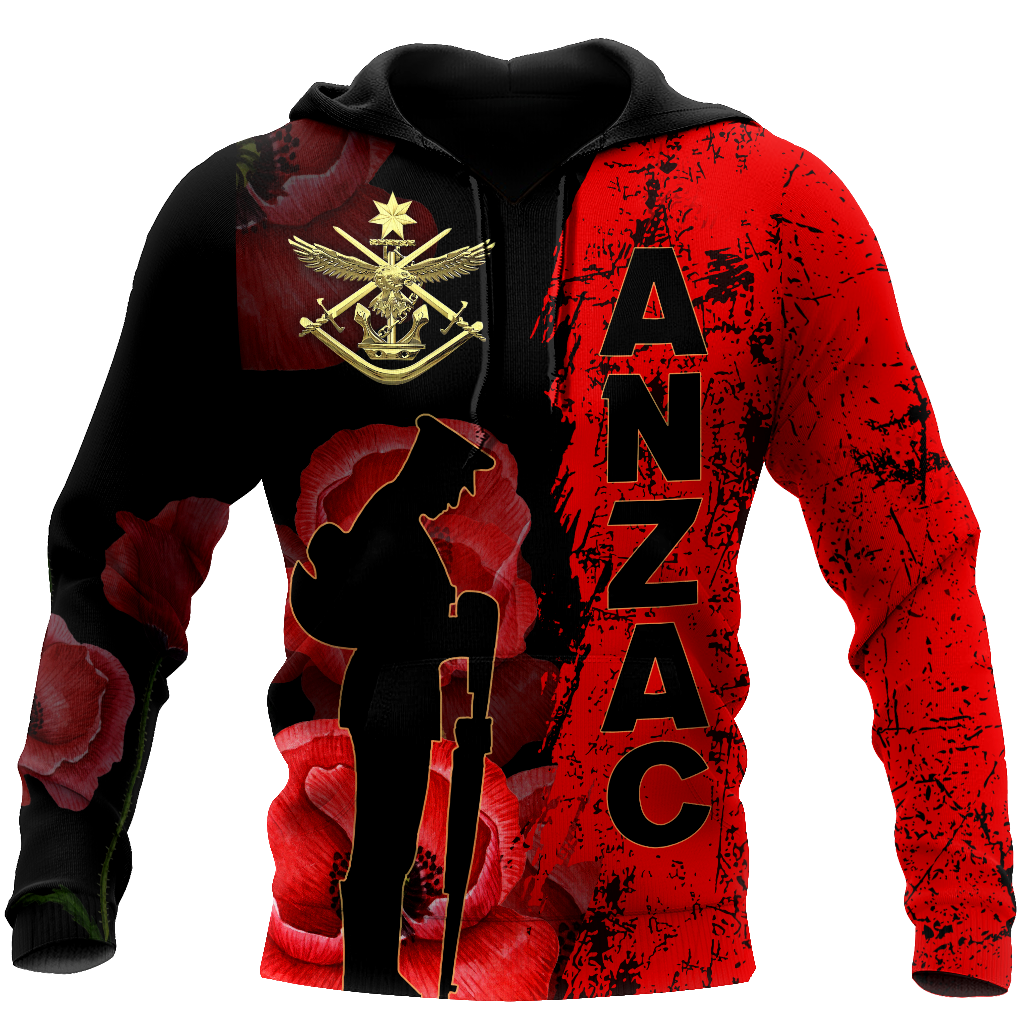 Anzac Day Australian Defence Force 3D Printed Unisex Shirts TN NTN02042102
