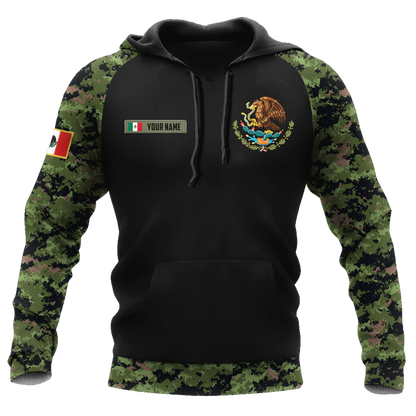 Mexico Coat Of Arms 3D All Over Printed Hoodie
