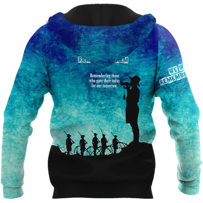 Premium Anzac Day 2021 3D Printed Unisex Shirts TN