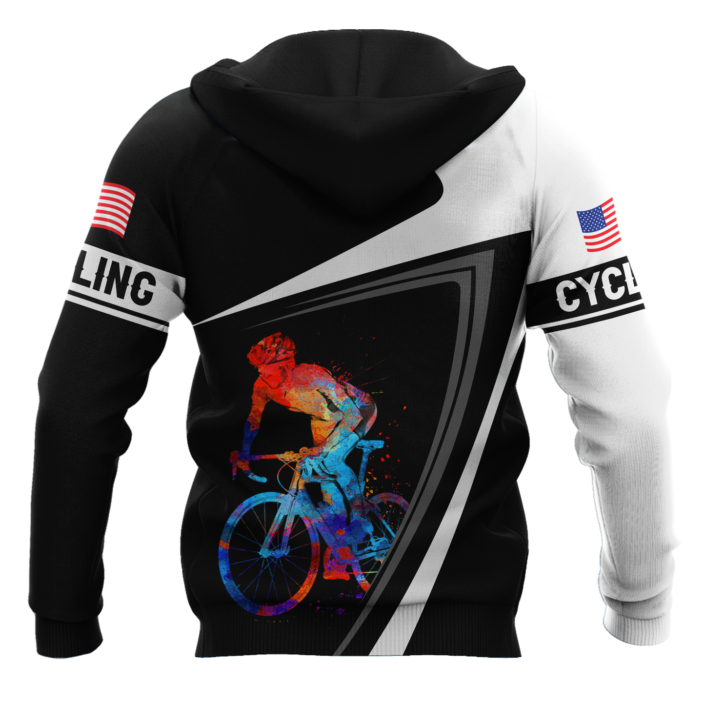 Personalized Cycling 3D All Over Printed Hoodie