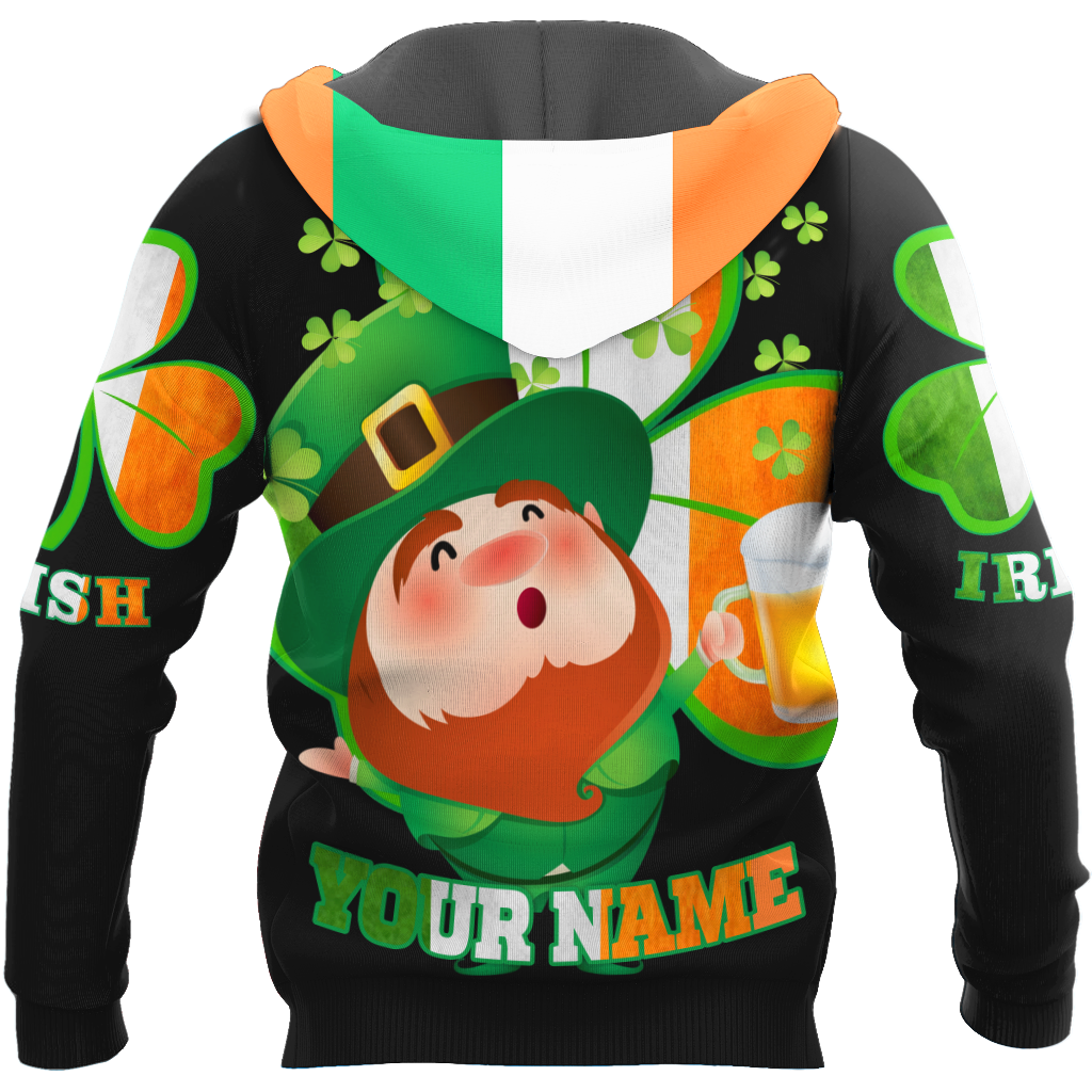 Irish 3D All Over Printed Unisex Shirts Saint Patrick's Day Black Ver