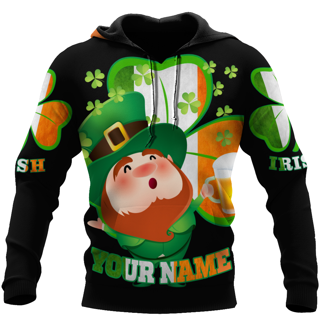 Irish 3D All Over Printed Unisex Shirts Saint Patrick's Day Black Ver