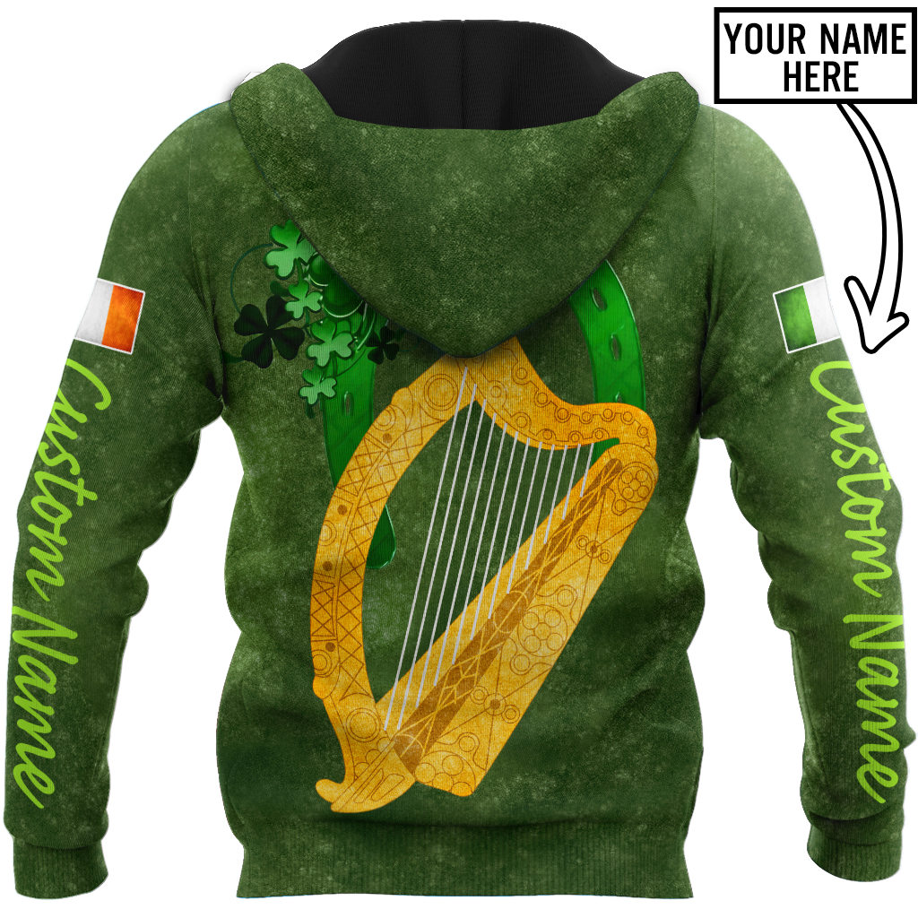 Premium Personalized Unisex All Over Printed Irish Symbols Shirts MEI