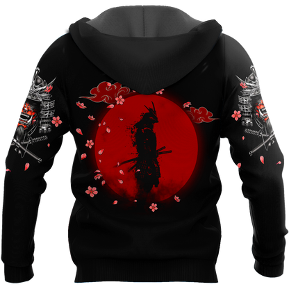 Premium Samurai Unisex 3D All Over Printed Shirts MEI