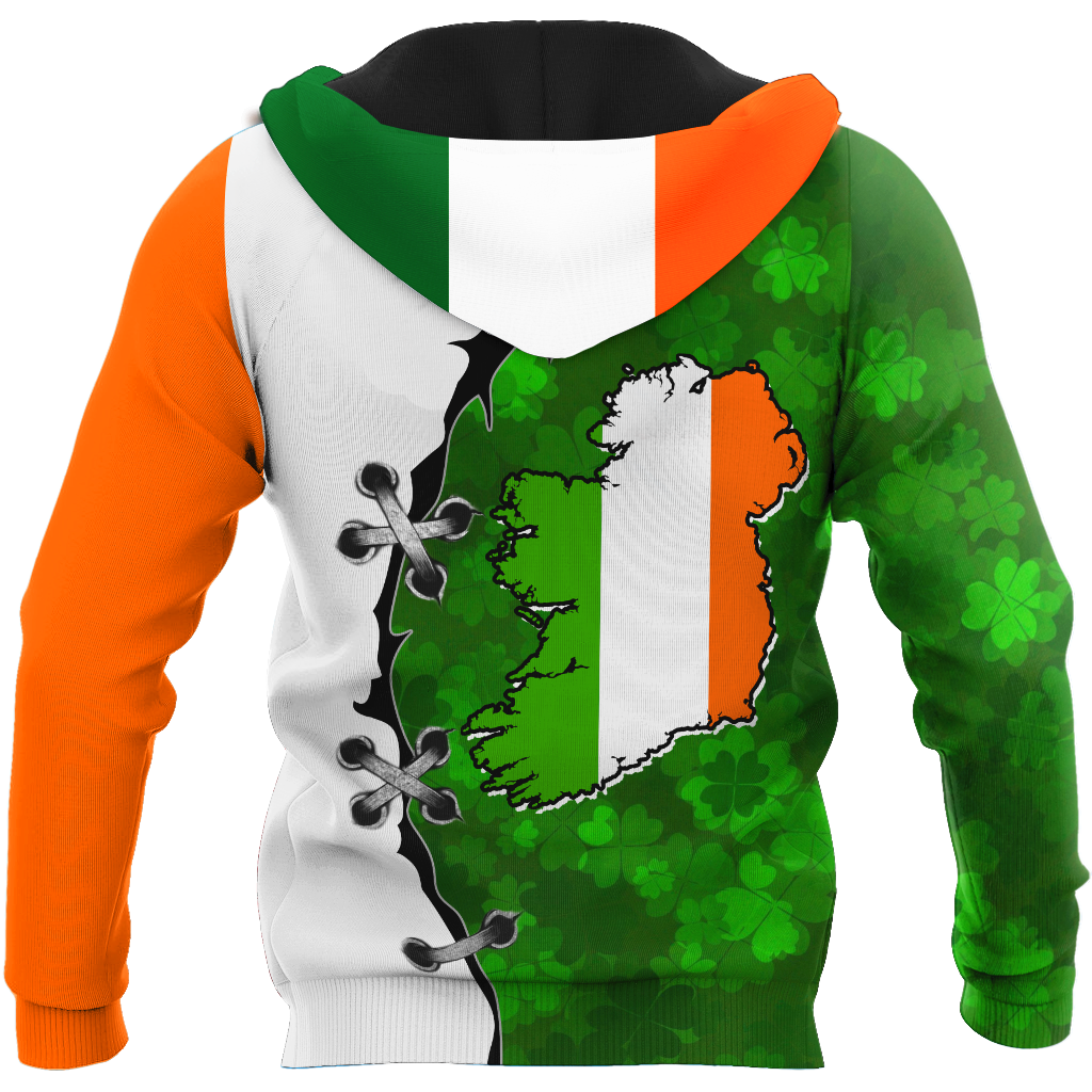3D All Over Printed  Irish  St Patrick Day Unisex Shirts Custom Name XT