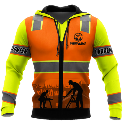 Personalized Carpenter 3D All Over Printed Unisex Shirts For Men And Women