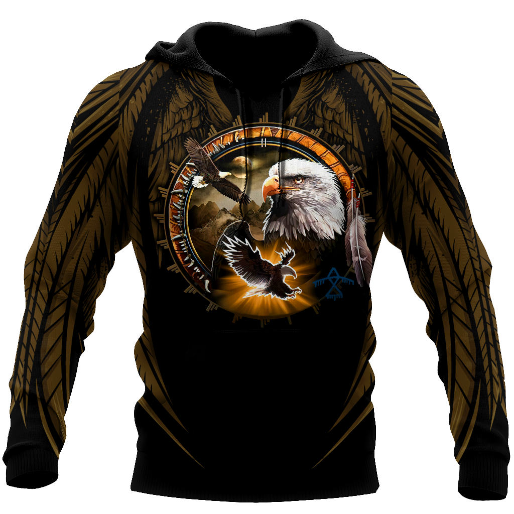 Eagle Native American 3D All Over Printed Unisex Shirts