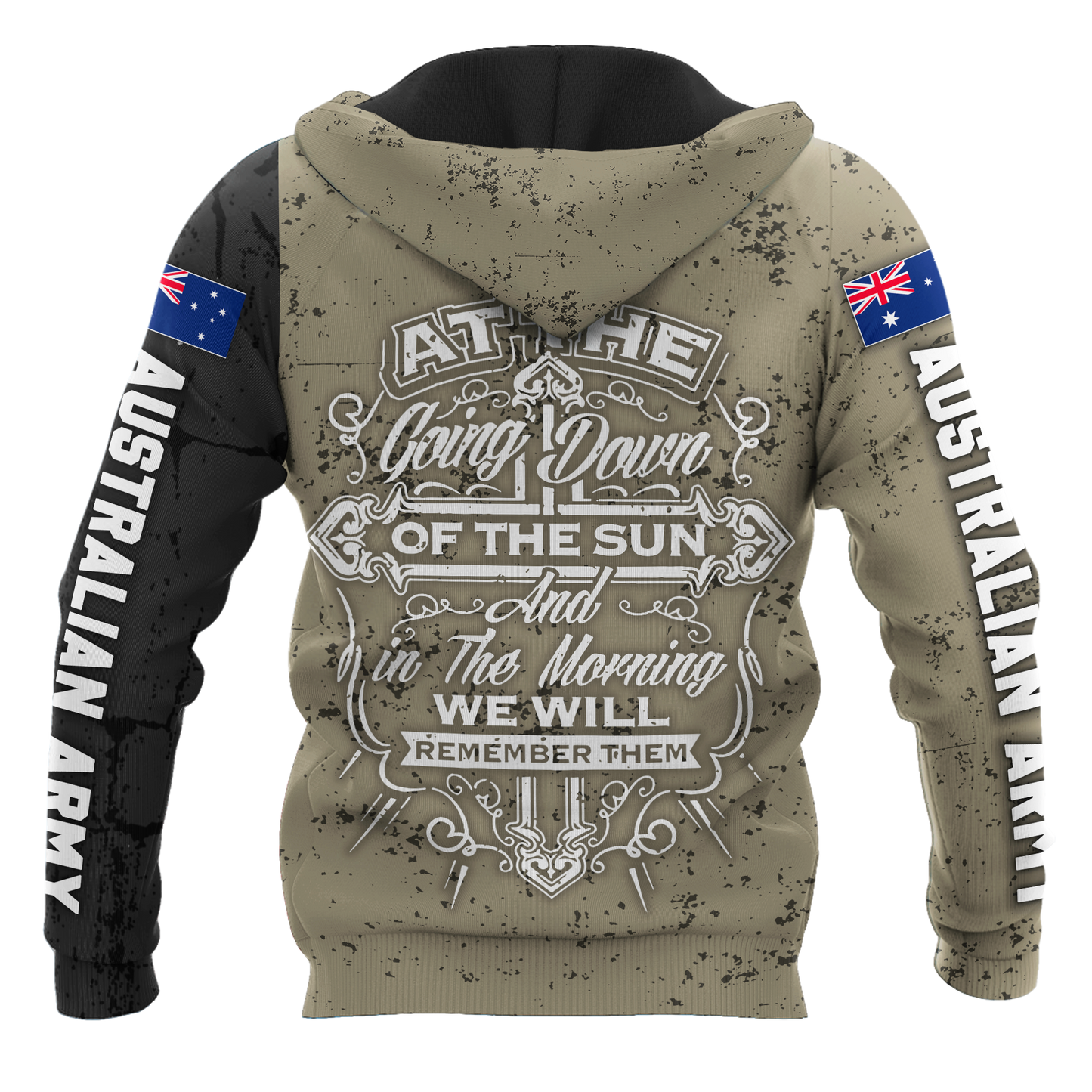 Custom name Australian Army Camo 3D Design Print Shirts