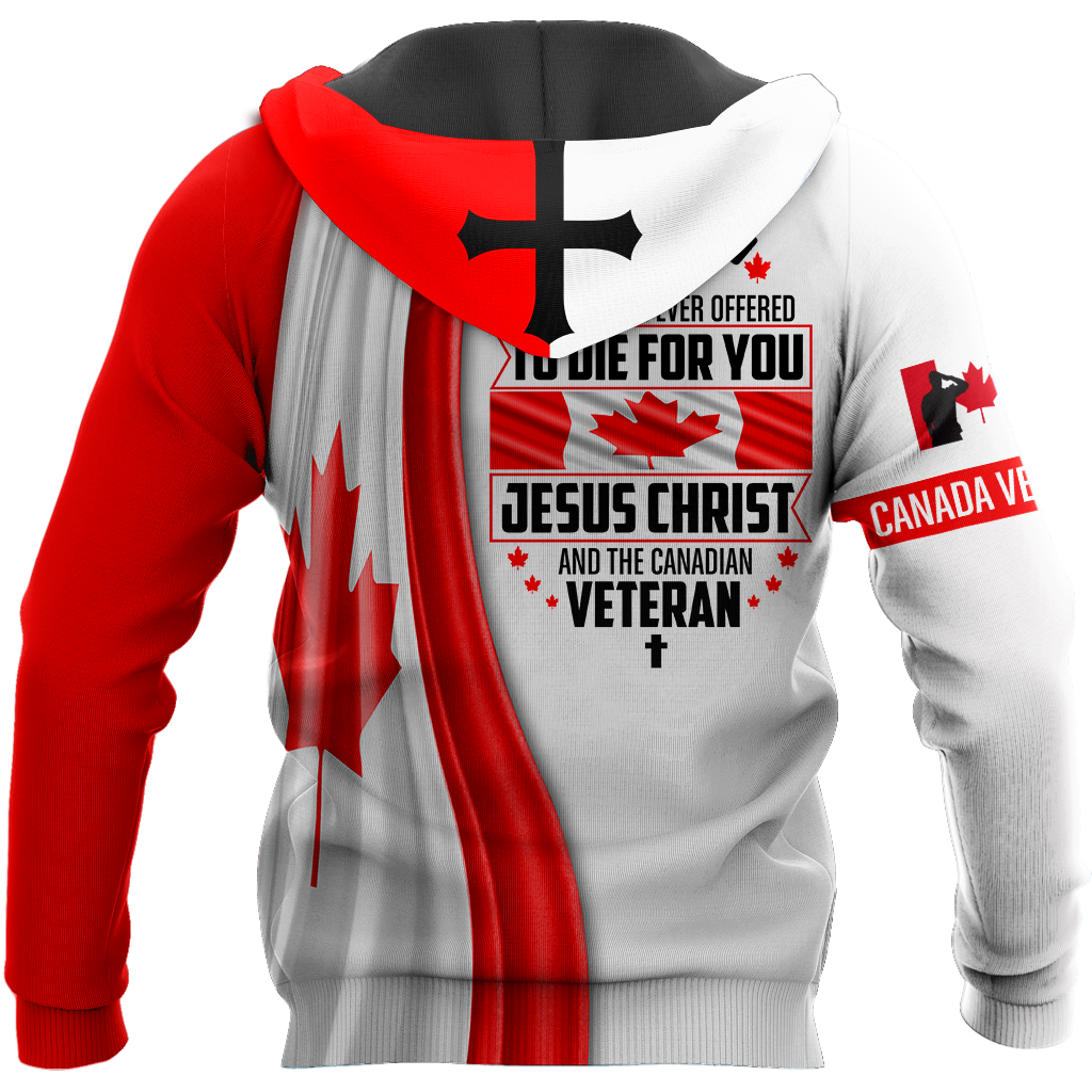 Canadian Veteran - Jesus 3D All Over Printed Shirts SN03032103