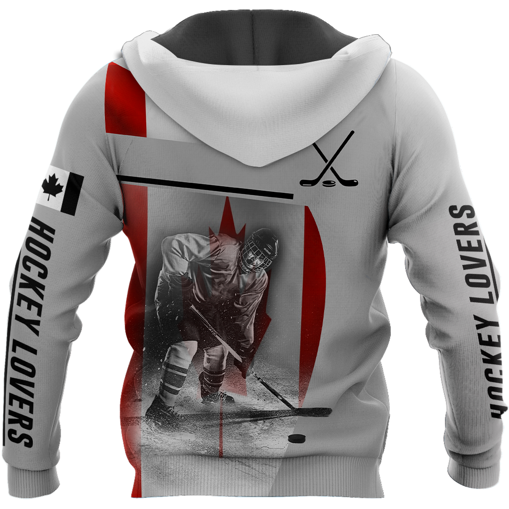 3D All Over Printed Hockey Canada Unisex Shirts SN03032105 Custom Name XT