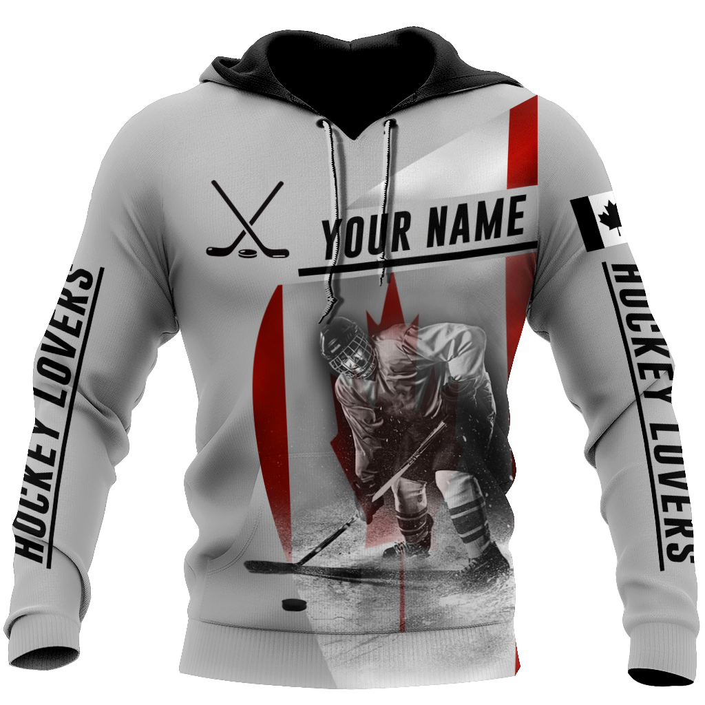 3D All Over Printed Hockey Canada Unisex Shirts SN03032105 Custom Name XT