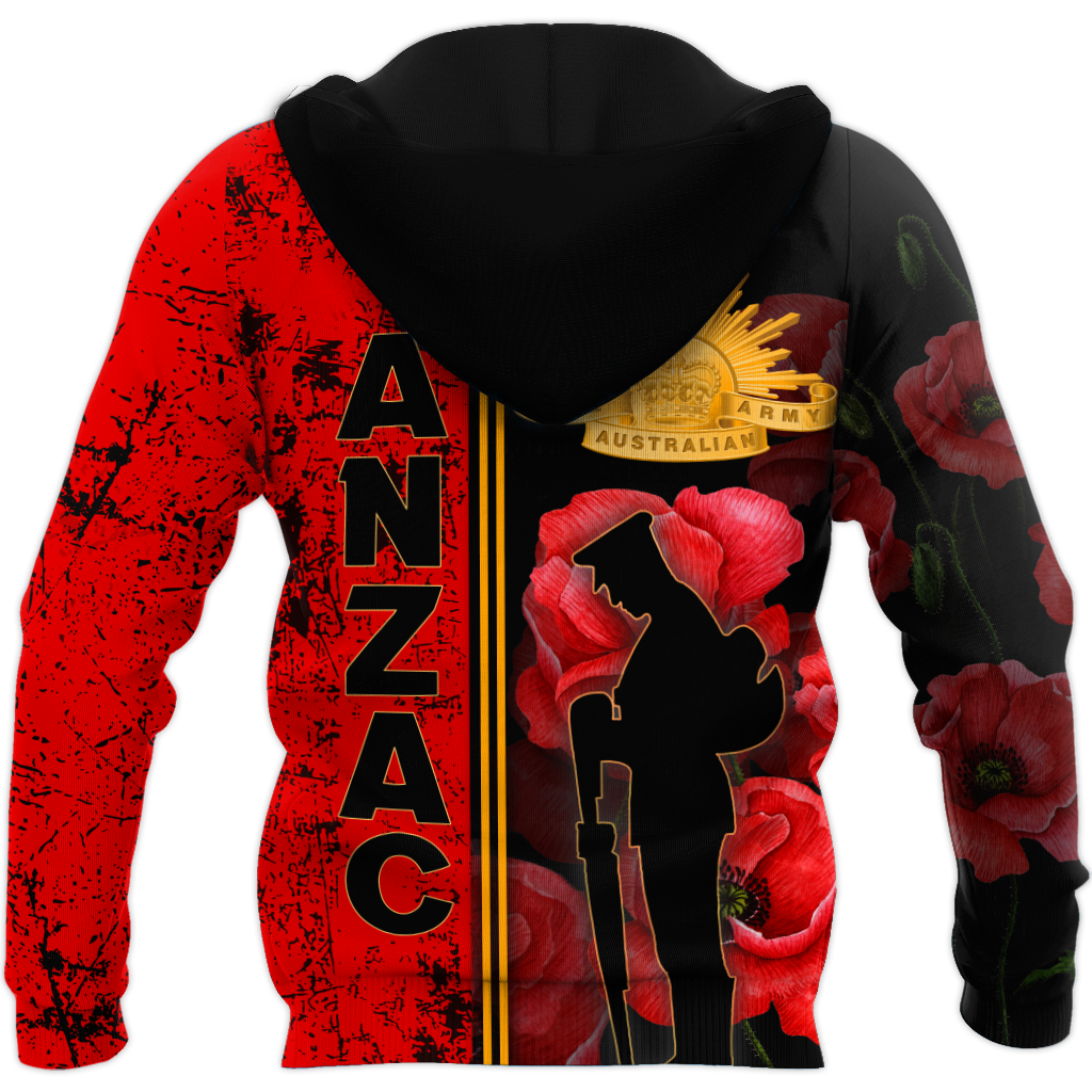 Premium Anzac Day Australian Army Poppy 3D Printed Unisex Shirts TN NTN03042104