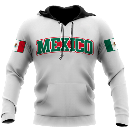 Persionalized name Mexico 3D All Over Printed Unisex Hoodie MH03052101