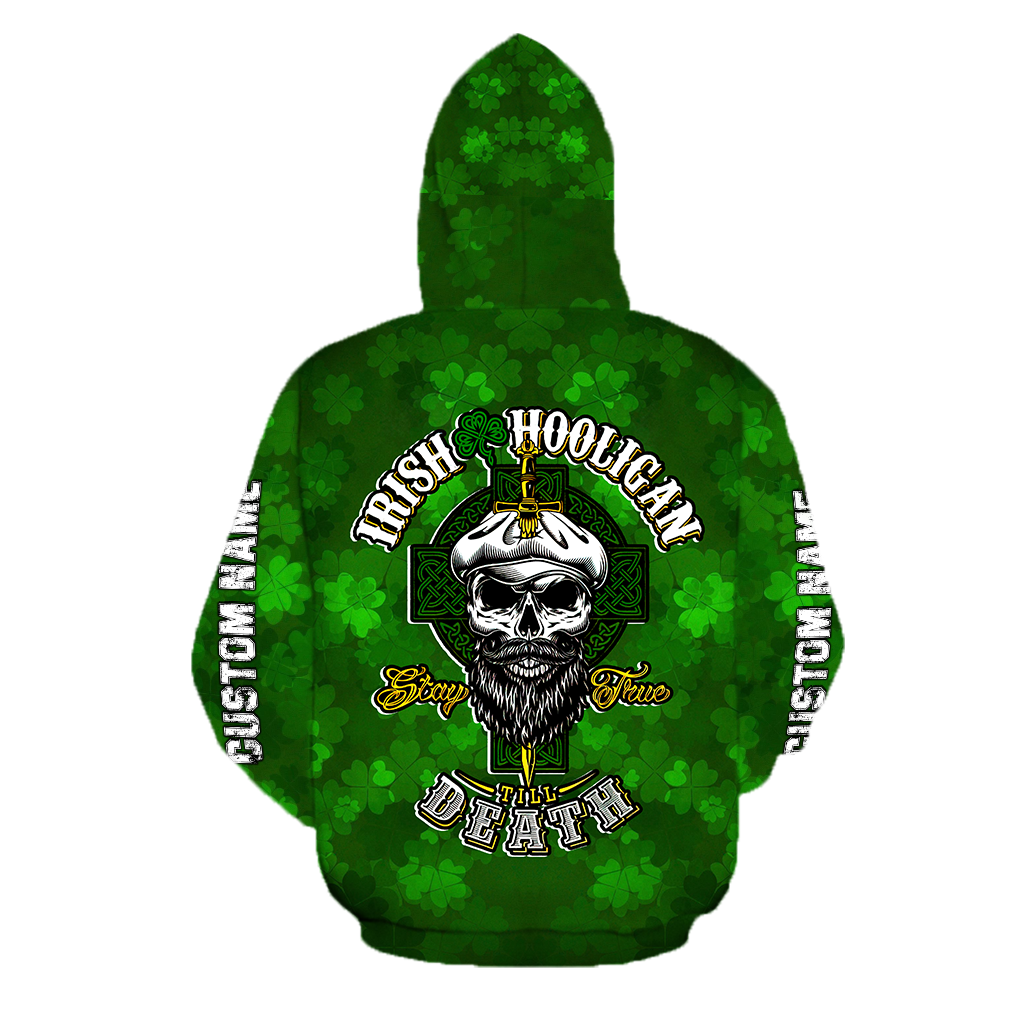 3D All Over Printed  Irish   St Patrick Day Unisex Shirts Custom Name XT