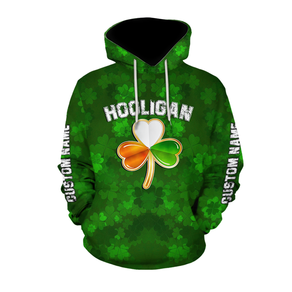 3D All Over Printed  Irish   St Patrick Day Unisex Shirts Custom Name XT