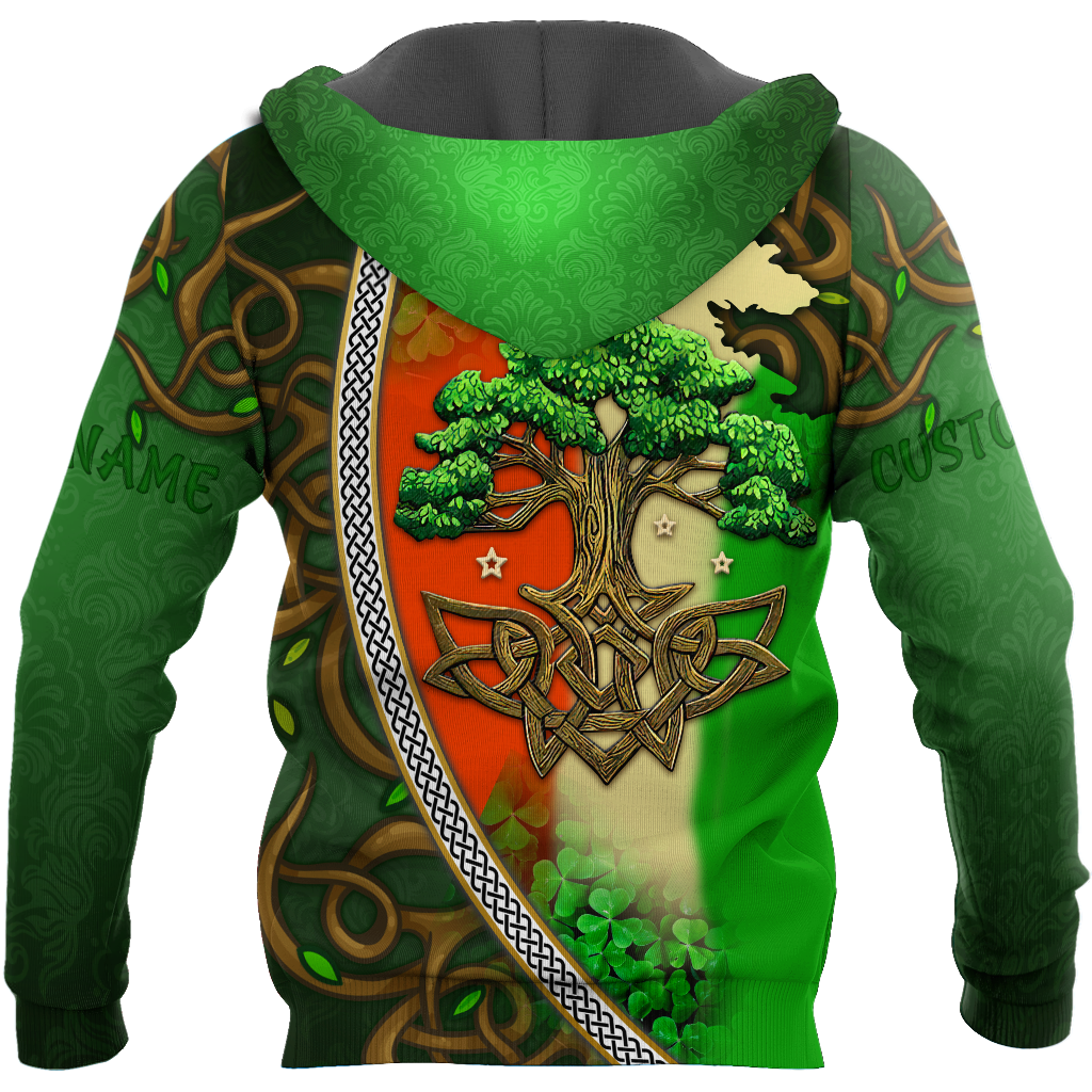 Premium Personalized Name Irish Saint Patrick's Day 3D All Over Printed Unisex Shirts