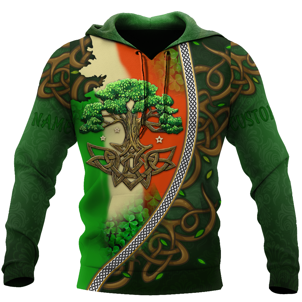Premium Personalized Name Irish Saint Patrick's Day 3D All Over Printed Unisex Shirts