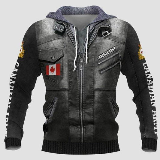 Canadian Army Pullover Unisex Hoodie 3D All Over Printed 04032101.CXT