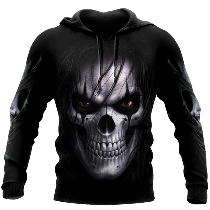 Skull In The Night Moon Hoodie For Men And Women NTN04032101