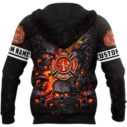 3D All Over Printed Firefighter  Unisex Shirts Custom Name XT VP23022102