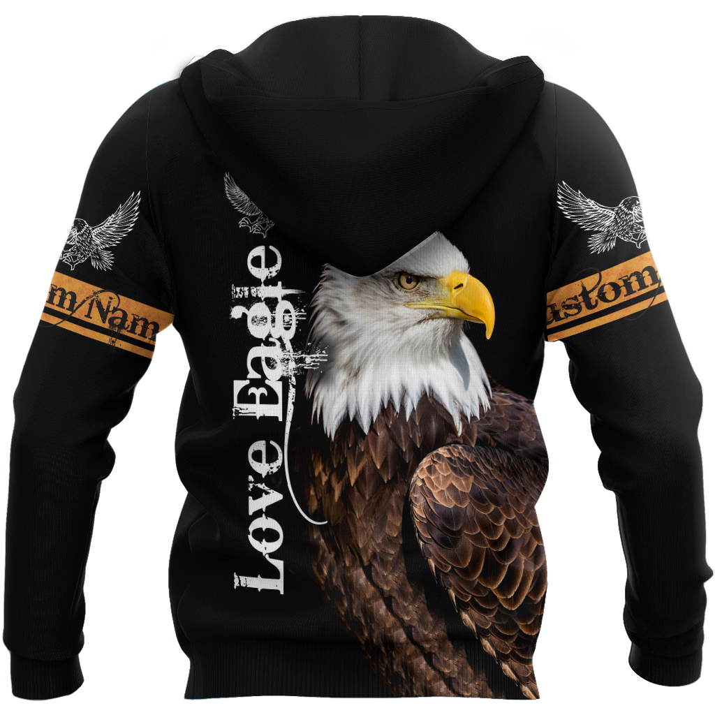 Personalized Name Eagle 3D All Over Printed Shirts For Men and Women
