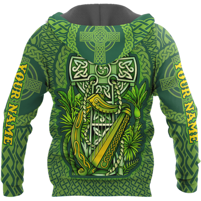 Custom Name Irish Saint Patrick's Day 3D All Over Printed Shirts For Men And Women TN