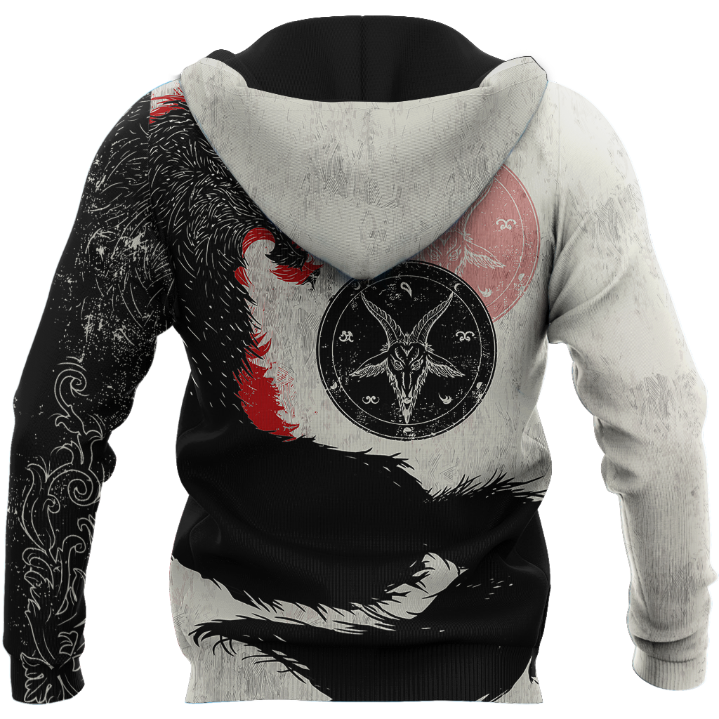 Satanic Wolf Hoodie For Men And Women JJ05022102
