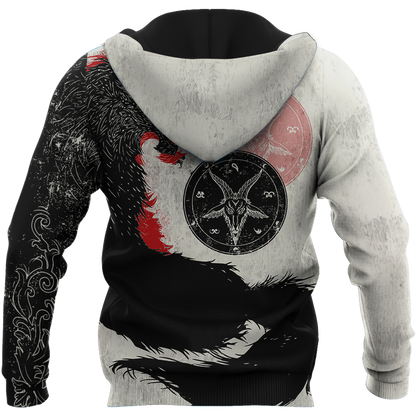 Satanic Wolf Hoodie For Men And Women JJ05022102