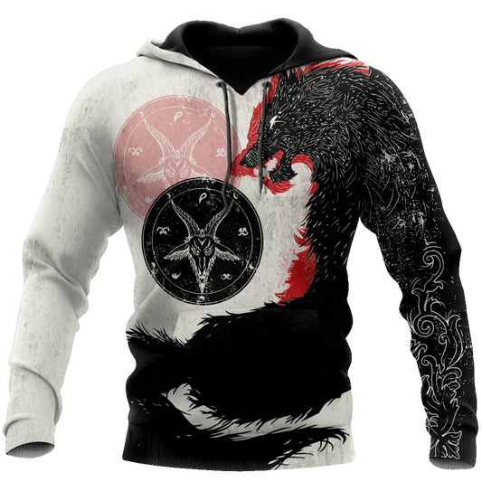 Satanic Wolf Hoodie For Men And Women JJ05022102