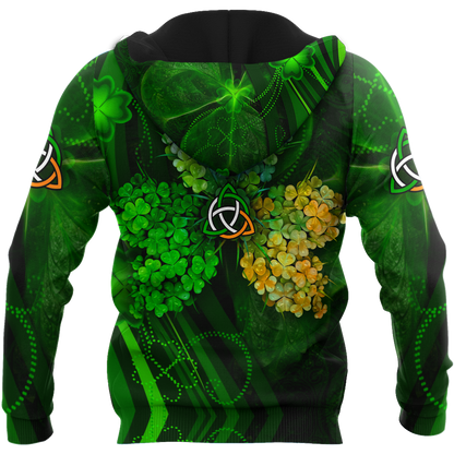 Premium Unisex Hoodie Irish St.Patrick Shamrock ML
