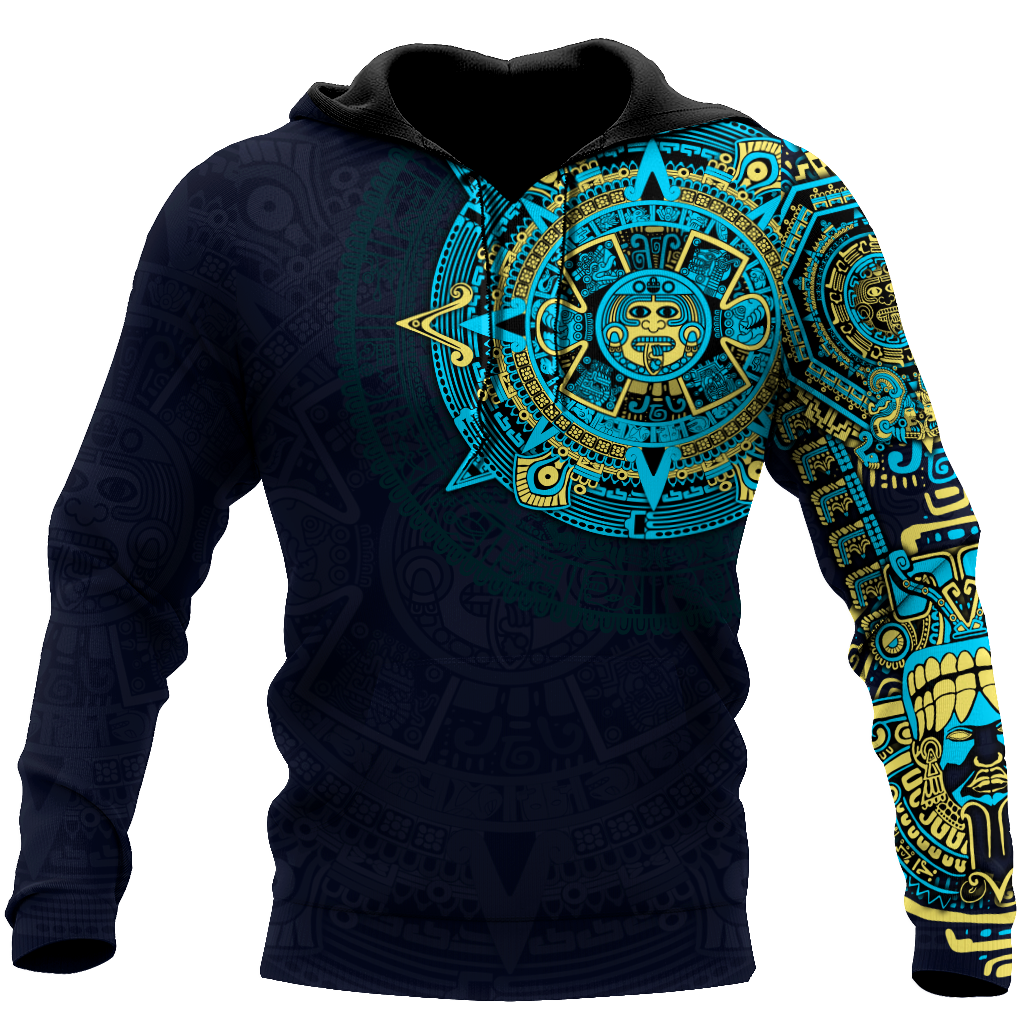 Premium Aztec Mexico 3D All Over Printed Shirts S
