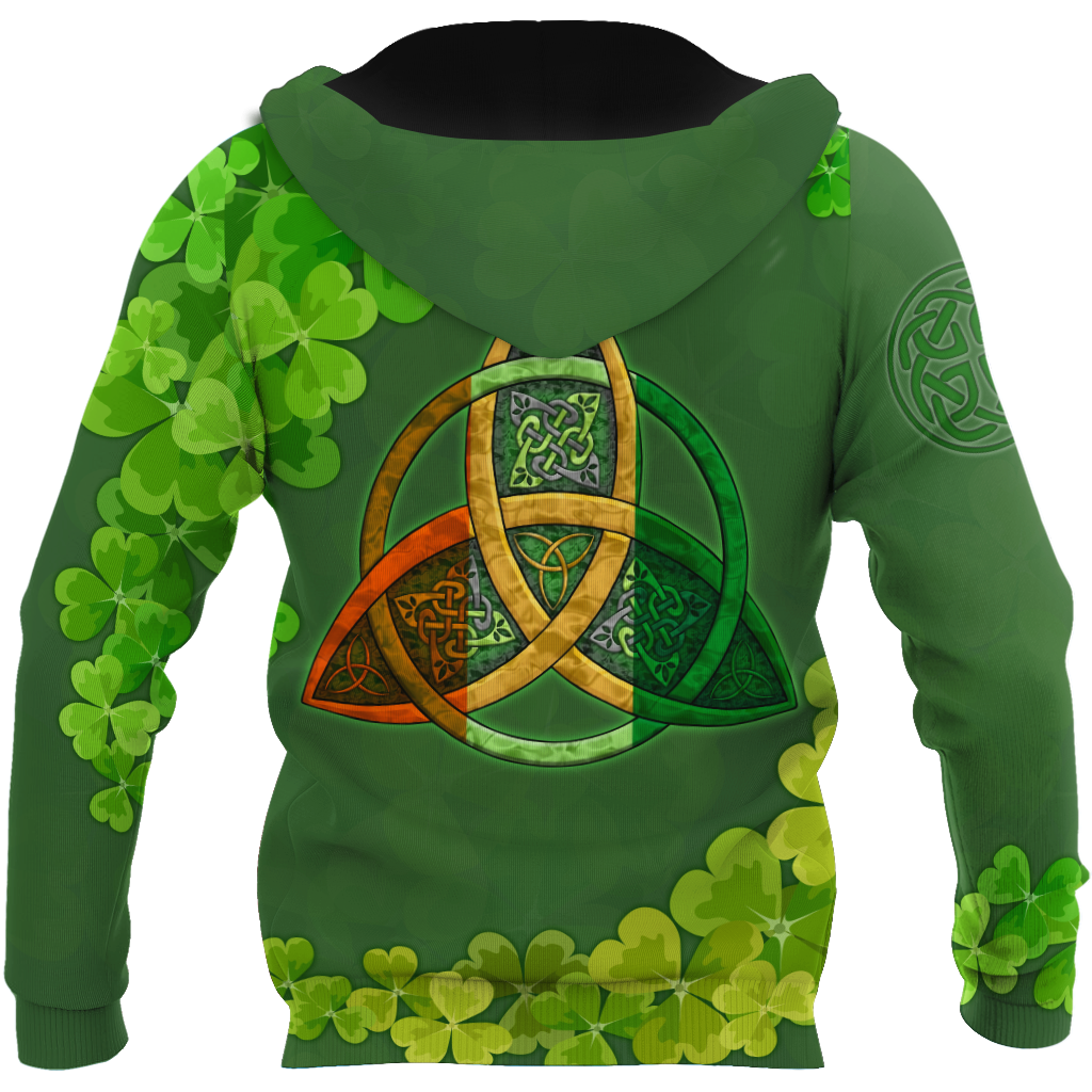 Premium Unisex Hoodie Irish St.Patrick Celtic Knot ML