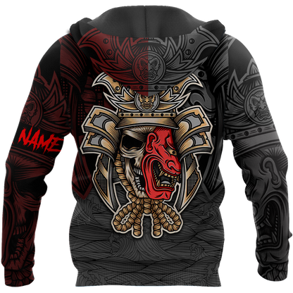 Premium Personalized 3D Printed Oni Samurai Shirts