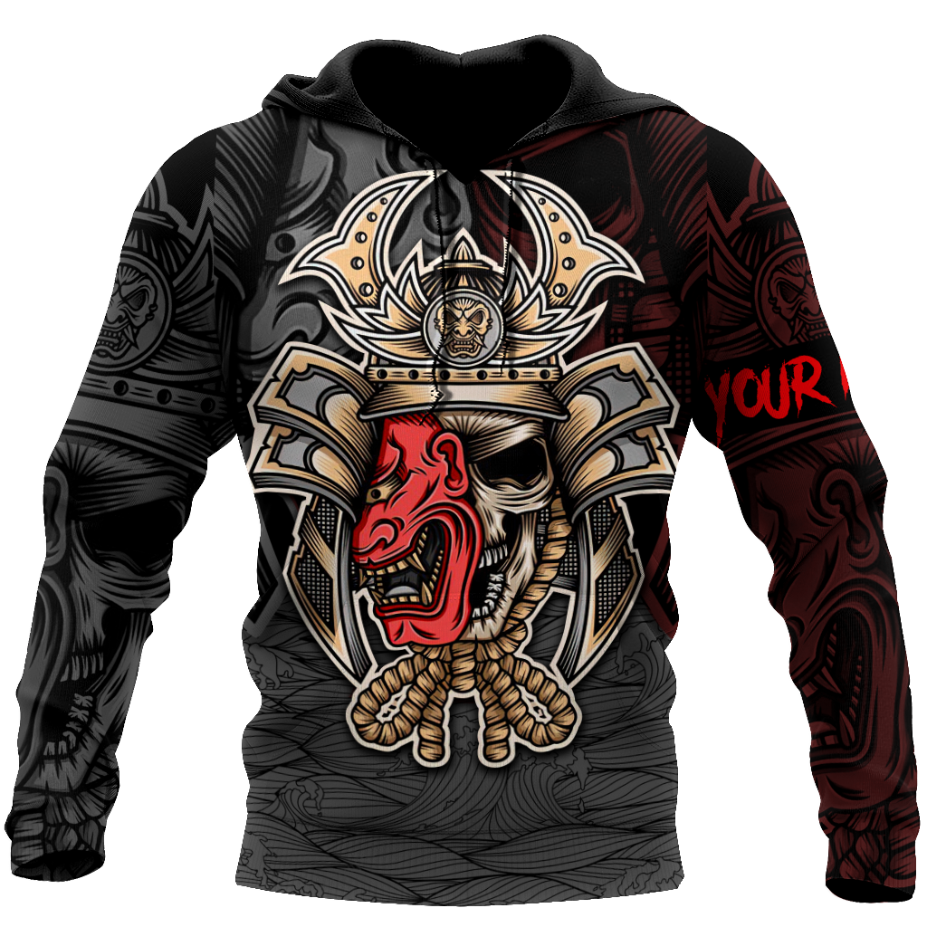 Premium Personalized 3D Printed Oni Samurai Shirts