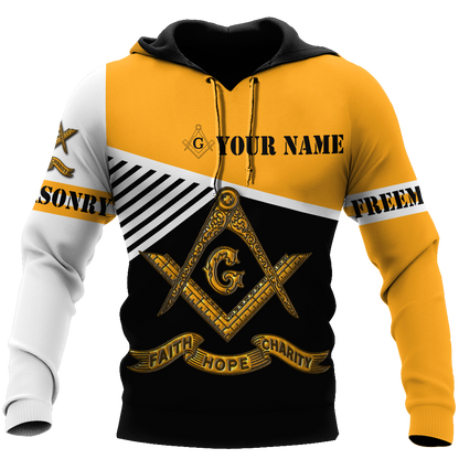 3D All Over Printed Unisex Shirts Personalized Name XT Masonic DA05032103