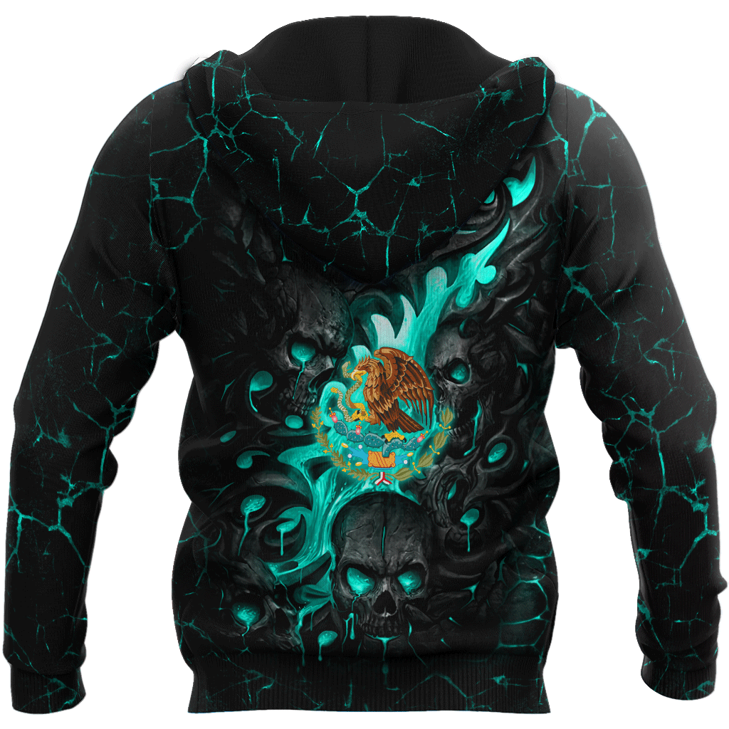 Mexican Skull 3D All Over Printed Unisex Hoodie