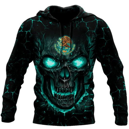 Mexican Skull 3D All Over Printed Unisex Hoodie