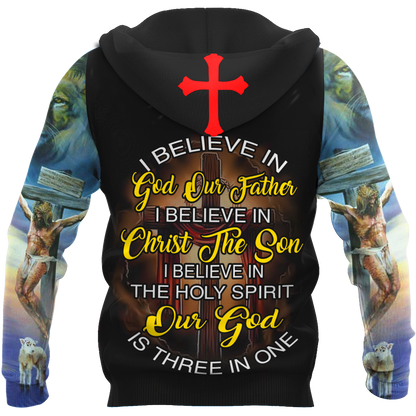 I Believe In God Jesus Christ 3D All Over Printed Shirts NTN06012005