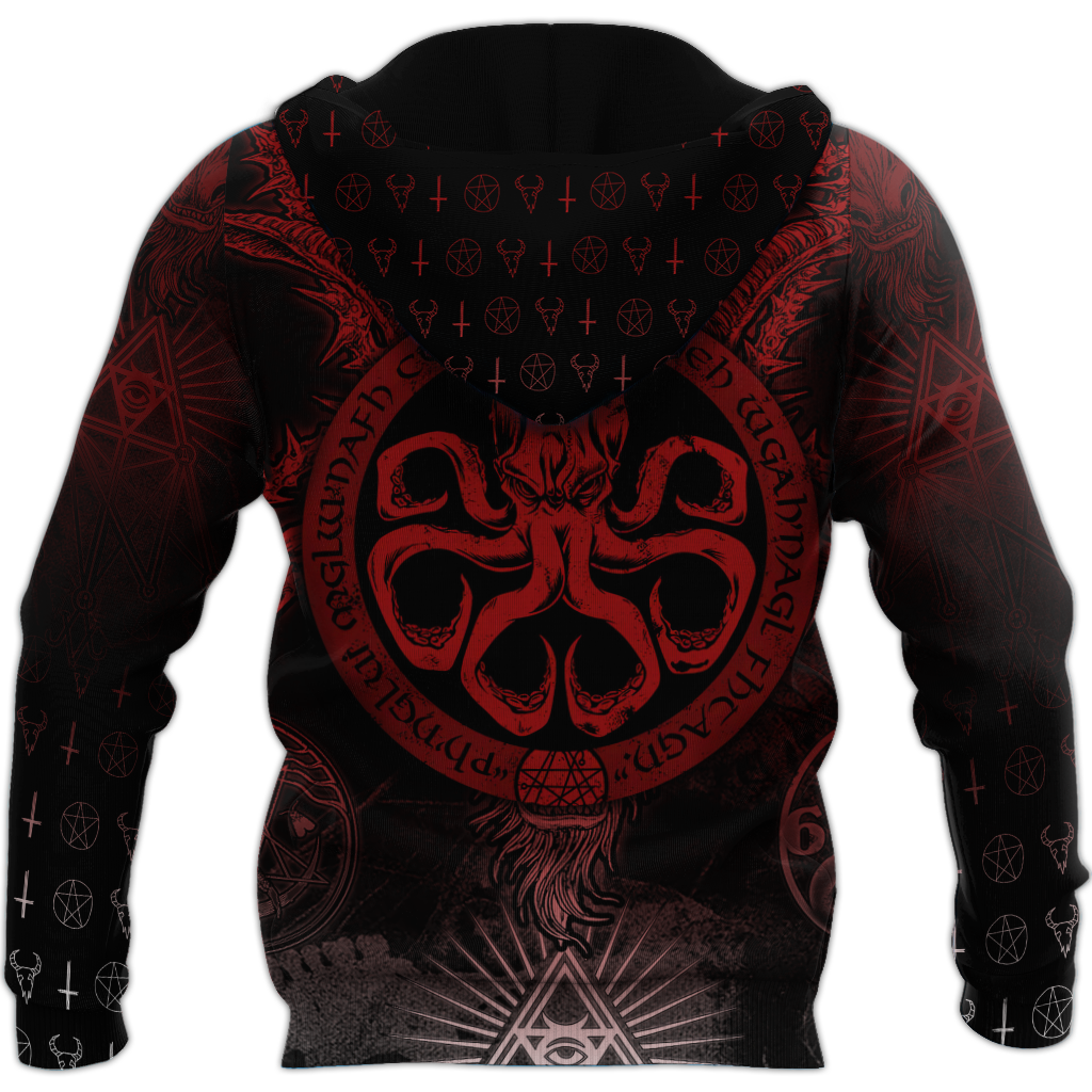 Premium Unisex Hoodie Hail Octopus ML