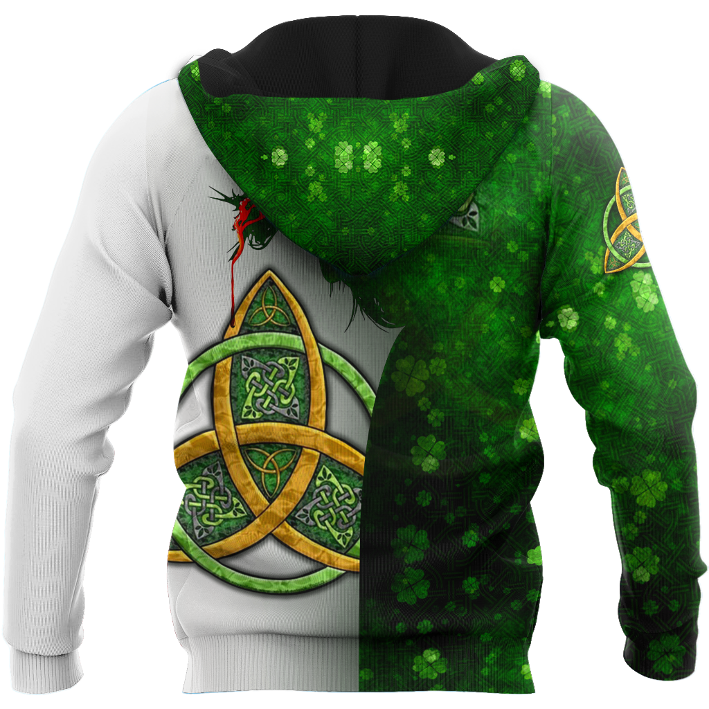 Premium Unisex Hoodie Irish St.Patrick Jesus Irish Rebel In My Vain ML