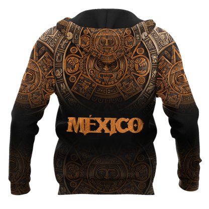 Aztec Mexico Hoodie Personalized 3D All Over Printed Shirts VP06032101