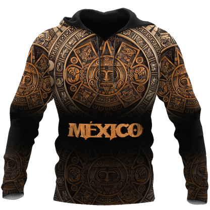 Aztec Mexico Hoodie Personalized 3D All Over Printed Shirts VP06032101